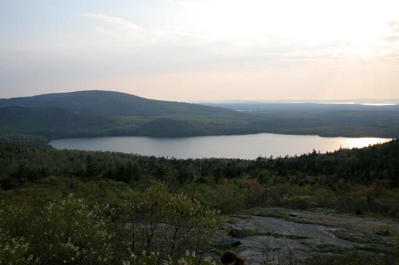 Eagle Lake from the top of Cadillac Mountain