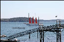 The Margaret Todd sailing in from the morning harbor tour