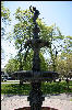 Fountain in the Bar Harbor town square
