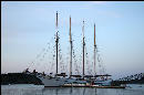 Margaret Todd, docked at dusk