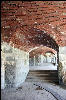 Each of the alcoves was a cannon placement