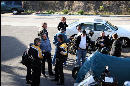 Folks gathering at the Bluebird Inn, we have over 50 people show up this year!