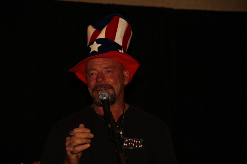 IMG_0554.JPG - Bill running the 50/50 drawing. We raised over $4000 in the raffle. 