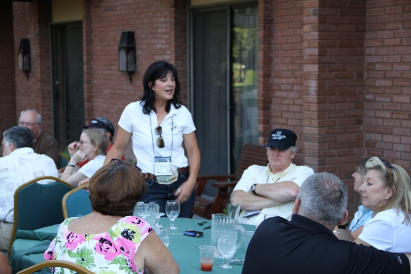 IMG_9657.JPG - Kenna chatting with folks