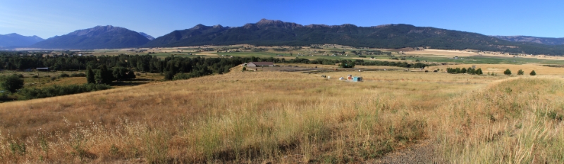 EnterprisePano.jpg - Morning in Enterprise, OR. If you're ever here be sure to go to Ternminal Gravity, a local restaurant and brewery. Really great beer and food.