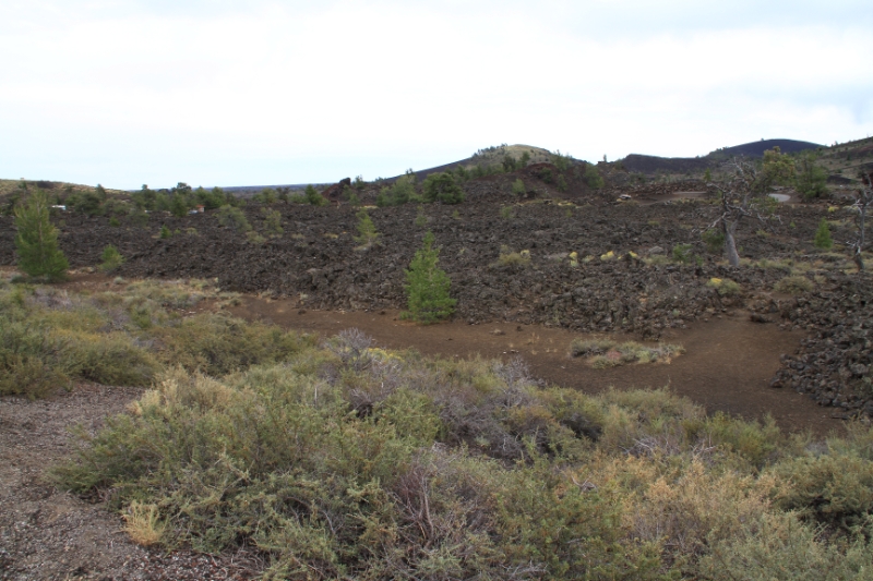 IMG_0718.JPG - Craters of the Moon National Monument, a massive lava flow in southern Idaho that started 16 million yeas ago, with the latest flow as recent as 2000 years ago. 