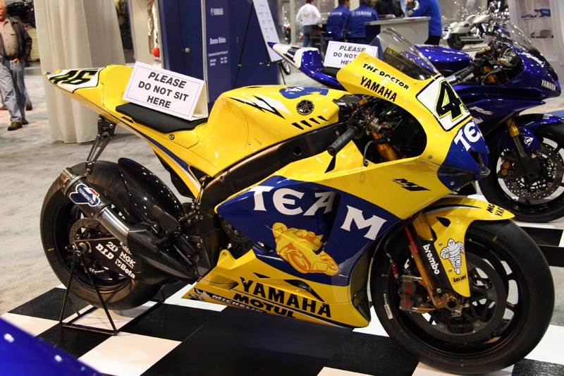 Valentino Rossi's Yamaha MotoGP bike