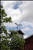 Their trademark weather vane