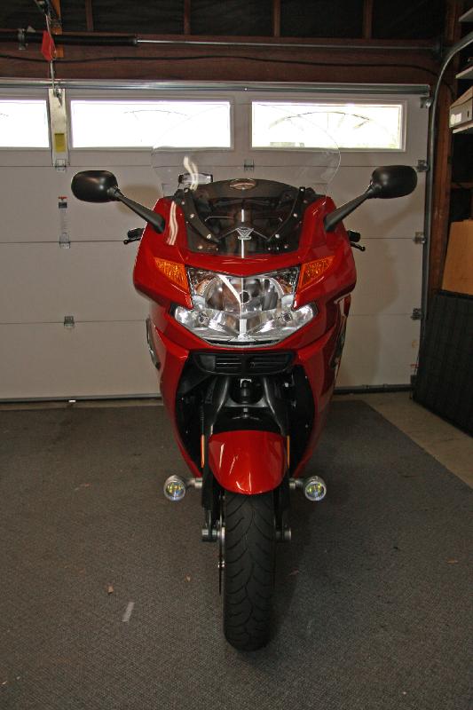 KGT_8813.jpg - Let the farkling begin! Motolights and VStream windshield seen here. Not seen is the Stebel Nautilus air horn, which is freakin' loud!