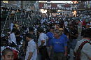 The crowd on Cannery row, about 2000 bikes and 12,000 people