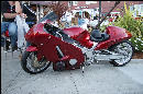 Very trick turbo Hayabusa.  Runs somewhere just north of 230 mph