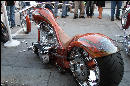 Insanely long chopper (check out the little runner sprocket to keep the chain off the ground)