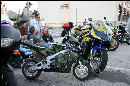 Good thing he brought the TL1000R to tie down his real bike