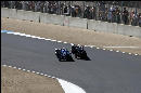 Spies passing lap traffic in Turn 4