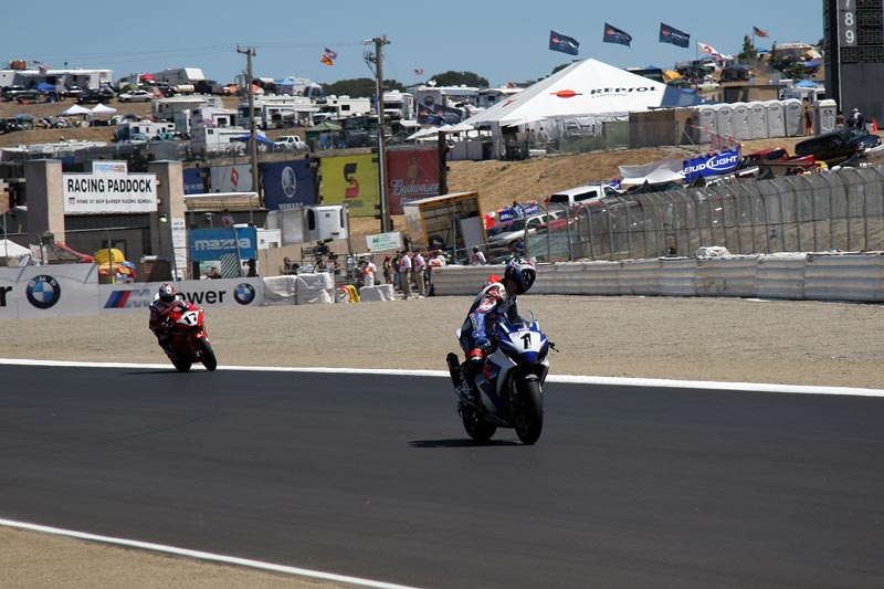 Duhamel, and Ben Spies. Come on Miguel, catch up!