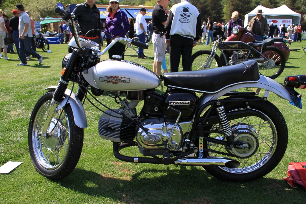 IMG_6339.JPG - Aermacchi HD Sprint. Harley imported these in the 60s
